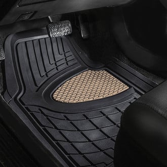 FH Group® - Premium Rubber Floor Mat Set