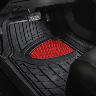 FH Group® - Trimmable ClimaProof™ Heavy Duty Tall Channel Non-Slip Rubber Floor Mat Set