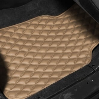 FH Group® - Luxury Leather Floor Mat Set