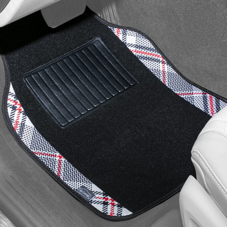 FH Group® - Tartan11 Carpet Floor Mat Set