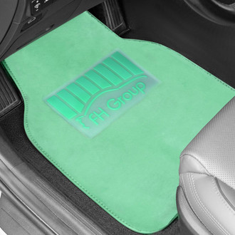 FH Group® - Doe16 1st & 2nd Row Mint Carpet Floor Mat Set