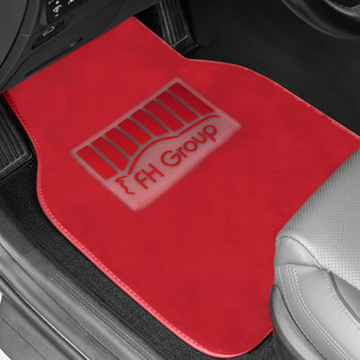 FH Group® - Doe16 1st & 2nd Row Red Carpet Floor Mat Set