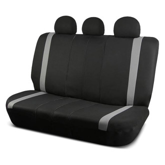 FH Group® - Premium Modernistic 2nd Row Black & Gray Seat Covers