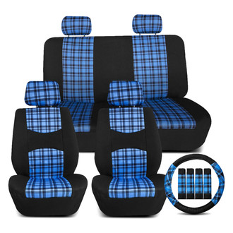 FH Group® - Tartan57 Plaid Print Seat Covers