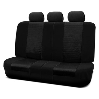FH Group® - Trendy Elegance 3D Air Mesh 2nd Row Black Seat Covers