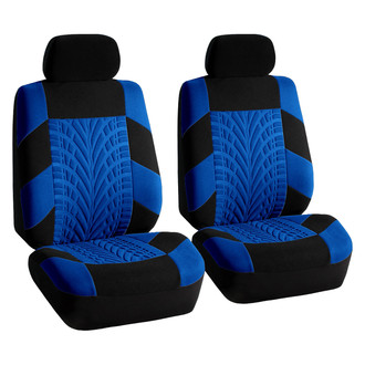 FH Group® - Travel Master 1st Row Black & Blue Seat Covers