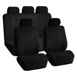 FH Group® - Travel Master 1st & 2nd Row Black Seat Covers
