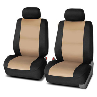 FH Group® - Neoprene 1st Row Black & Beige Seat Covers