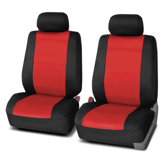 FH Group® - Neoprene 1st Row Black & Red Seat Covers