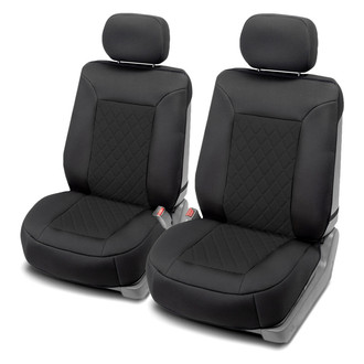 FH Group® - Neosupreme Deluxe 1st Row Black Seat Cushions