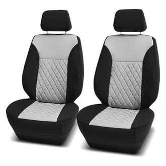 FH Group® - Neoprene Ultraflex 1st Row Black & Gray Seat Covers