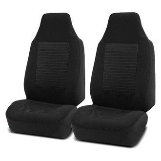 FH Group® - Premium Fabric 1st Row Black Seat Covers