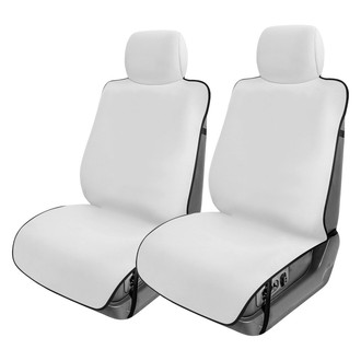 FH Group® - Faux Leather 1st Row Gray Seat Protectors