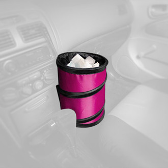 FH Group® - Small Pink Collapsible Trash Can
