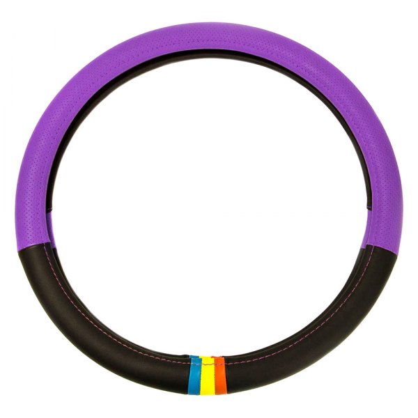 FH Group® - Full Spectrum Genuine Leather Purple Steering Wheel Cover