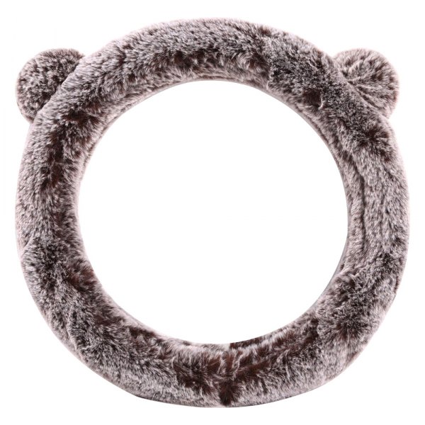 FH Group® - Cute and Fluffy Koala Bear Black Steering Wheel Cover