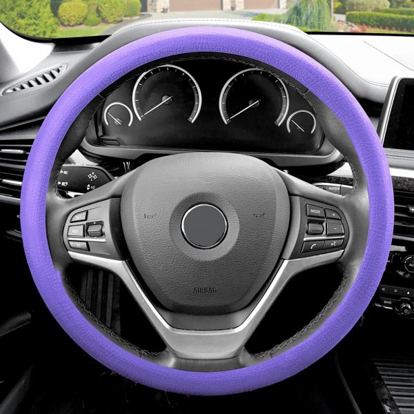 FH Group® - Snake Pattern Silicone Purple Steering Wheel Cover