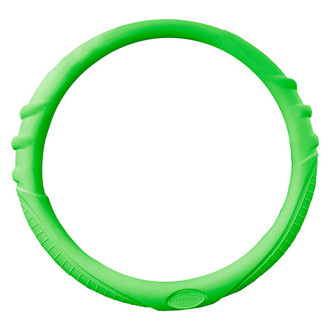 FH Group® - Silicone Green Steering Wheel Cover with Grip Marks