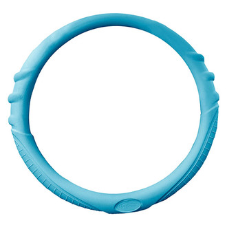 FH Group® - Silicone Light Blue Steering Wheel Cover with Grip Marks