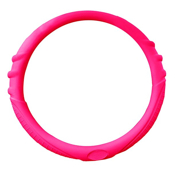 FH Group® - Silicone Magenta Steering Wheel Cover with Grip Marks