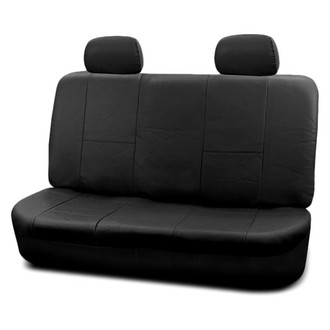 FH Group® - PU Leather 2nd Row Black Seat Covers