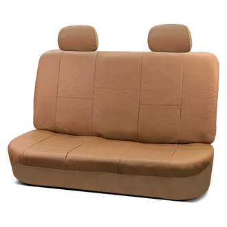 FH Group® - PU Leather 2nd Row Tan Seat Covers