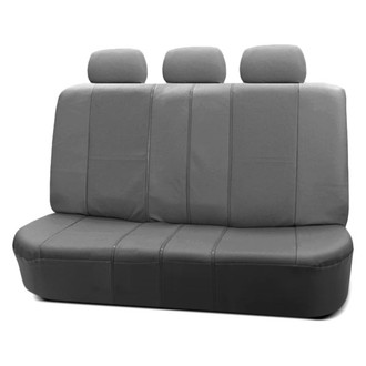 FH Group® - Deluxe Leatherette 2nd Row Gray Seat Covers
