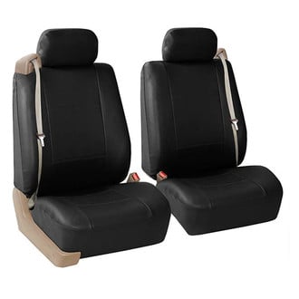 FH Group® - All-Purpose Built-in Seat Belt PU Leather Seat Covers