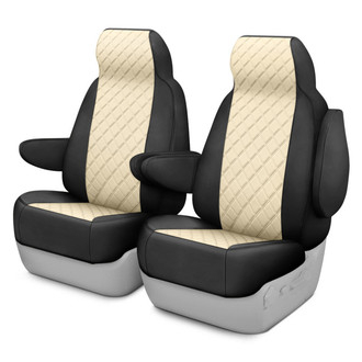 FH Group® - Neoprene 1st Row Beige Custom Seat Covers