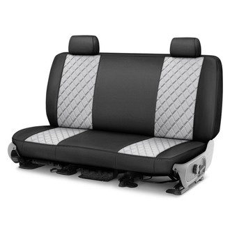 FH Group® - Neoprene 2nd Row Black & Gray Custom Seat Covers