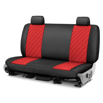 FH Group® - Neoprene 2nd Row Black & Red Custom Seat Covers
