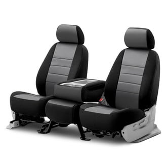 Fia® - Neo™ 1st Row Black & Gray Seat Covers
