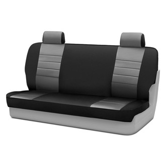 Fia® - Neo™ 1st Row Black & Gray Seat Covers