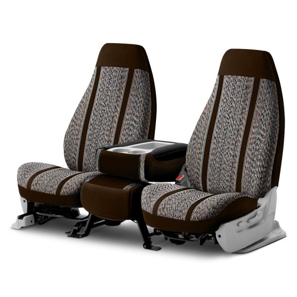  Fia® - Wrangler™ Series 1st Row Brown Seat Covers