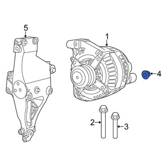 Fiat OE - Bumper Impact Bar Nut