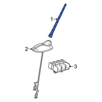 Fiat OE - Radio Antenna Mast