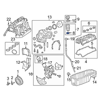Fiat OE - Engine Oil Filler Cap O-Ring
