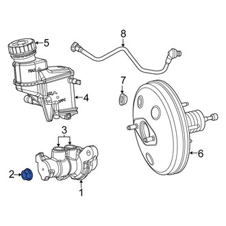 Fiat OE - Brake Master Cylinder Hardware Kit