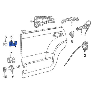 Fiat OE - Rear Right Upper Door Hinge