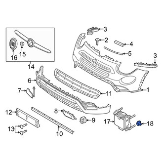 Fiat OE - Cruise Control Distance Sensor Grommet