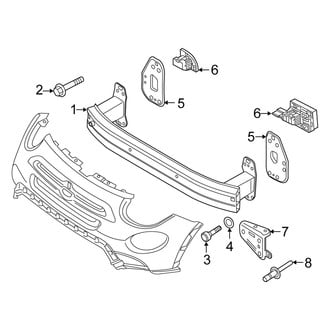 Fiat OE - Front Bumper & Grille - Bumper & Components (Bumper Support), (Trekking / Trekking Plus)