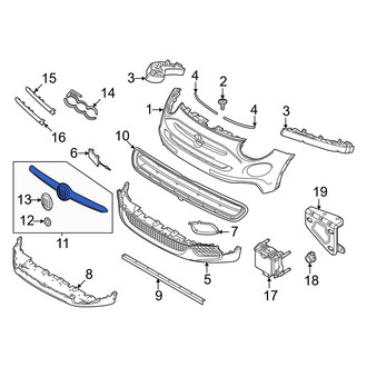 Fiat OE - Front Bumper Cover Emblem