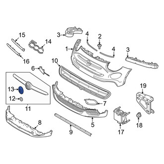 Fiat OE - Front Bumper Cover Emblem