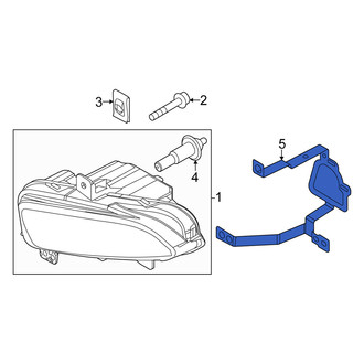Fiat OE - Right Fog Light Bracket