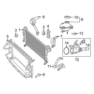 Fiat OE - Cooling - Radiator & Components (2.4L)