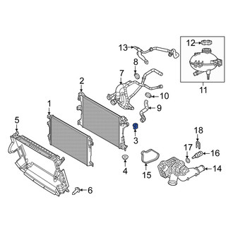 Fiat OE - Upper Radiator Insulator