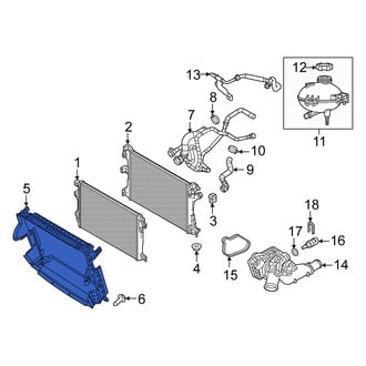 Fiat OE - Front Radiator Support Air Deflector