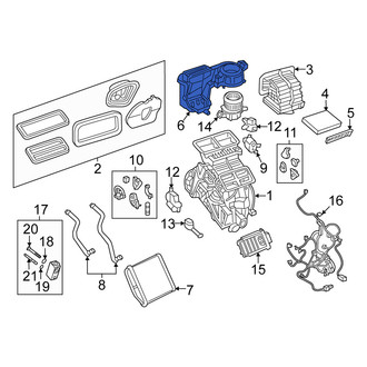 Fiat OE - HVAC Blower Motor Housing