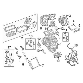 Fiat OE - Air Conditioner & Heater - Evaporator & Heater Components