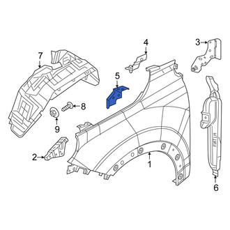 Fiat OE - Left Lower Fender Bracket